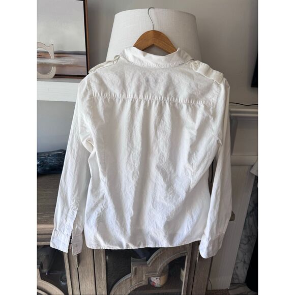 Burberry Button Down Shirt in White Size Small - Picture 6 of 10